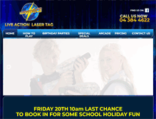 Tablet Screenshot of laser-force.co.nz